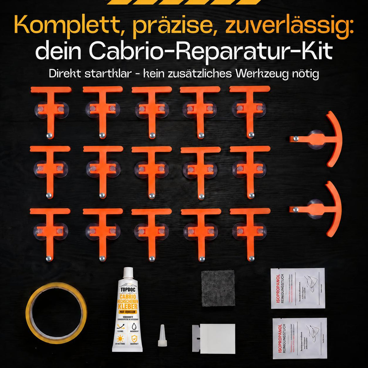 Cabrio Reparatur-Set Groß
