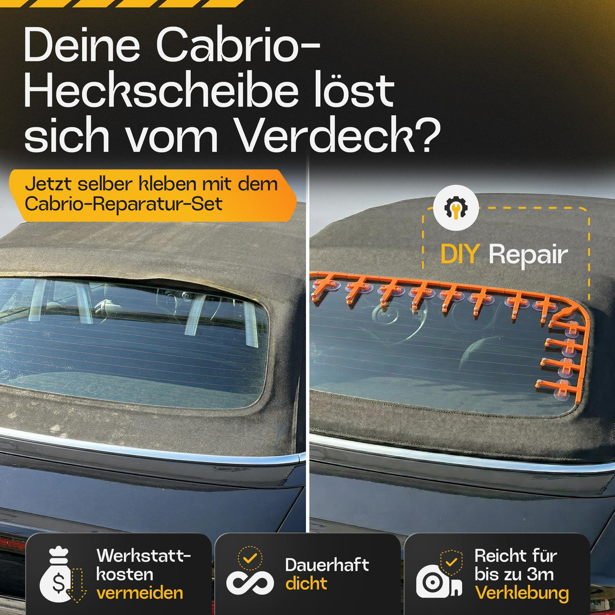Cabrio Reparatur-Set Groß