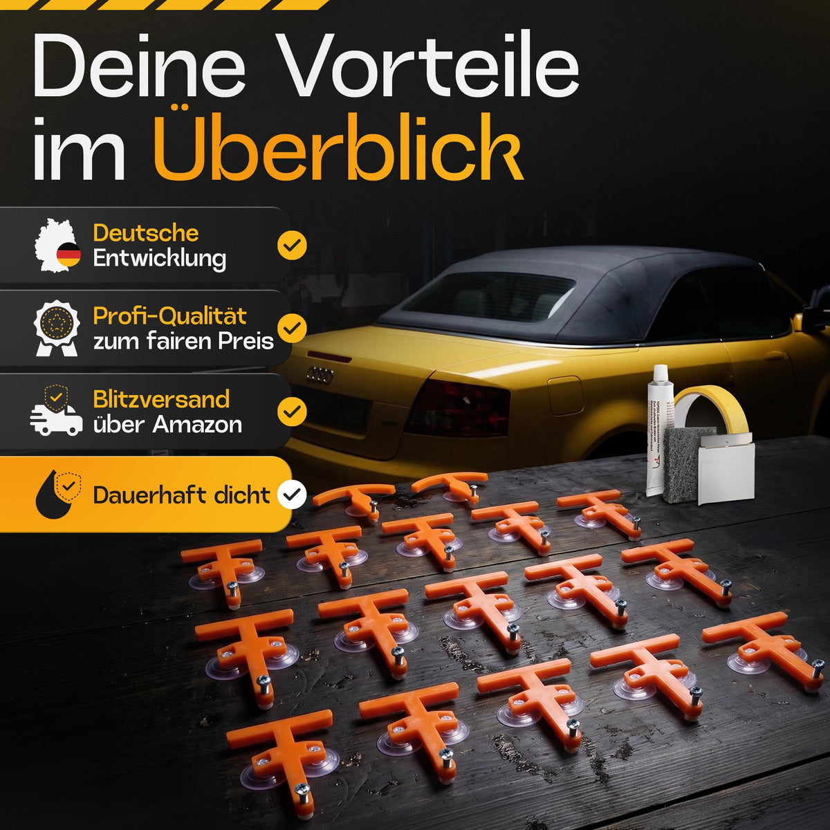 Cabrio Reparatur-Set Groß